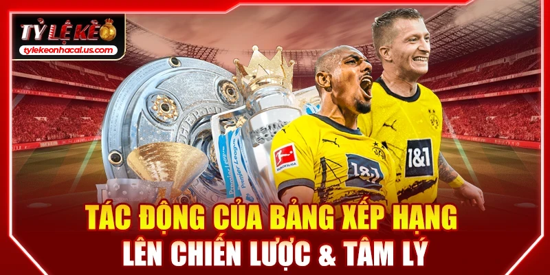 Bảng Xếp Hạng Bóng Đá, BXH Cập Nhật Chi Tiết 24/7 36 Tác động của bảng xếp hạng lên chiến lược & tâm lý